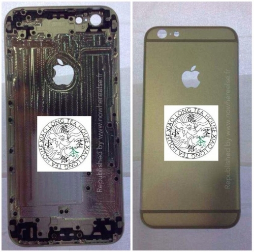 Заводски фотографии на задния панел на iPhone 6