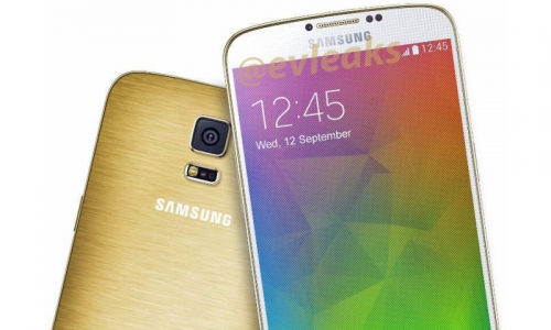 Металният флагман на Samsung в златист цвят