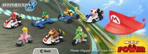 McDonald’s включват в детското си меню фигурки на героите от Mario Kart 8