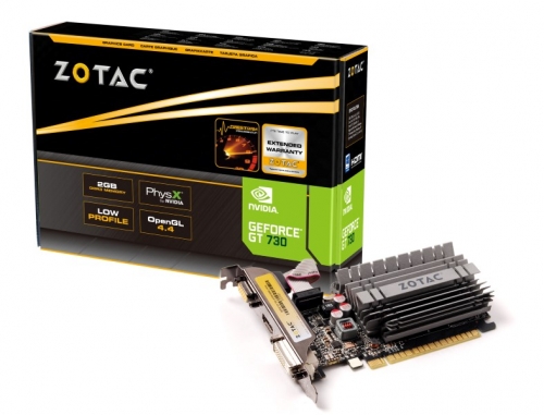 Версии на бюджетната видеокарта GeForce GT 730 от PNY Technologies и Zotac