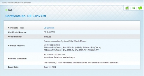 Sony Xperia Z3 премина сертификацията на TÜV Rheinland