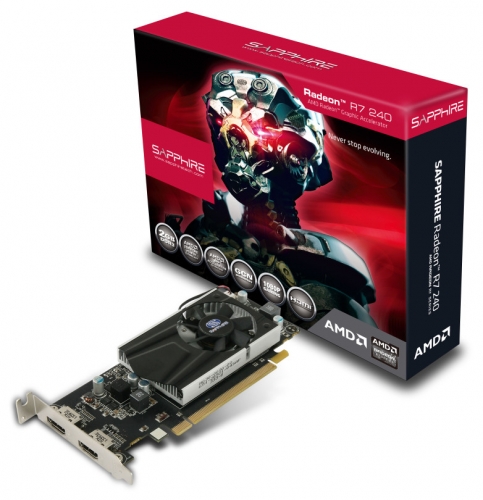Sapphire представи бюджетната версия на нископрофилната видеокарта Radeon R7 240