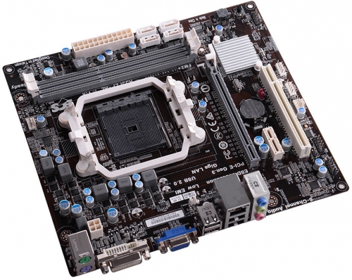 ECS A55F2P-M2 – компактна бюджетна AMD Kaveri-базирана дънна платка