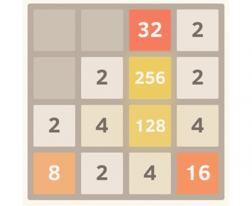 2048 – кръстоска между класическата „Тетрис“ и логическата „Пъзел 16“