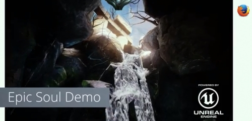 Стартиране на игровия енджин Unreal Engine 4 в браузъра Firefox