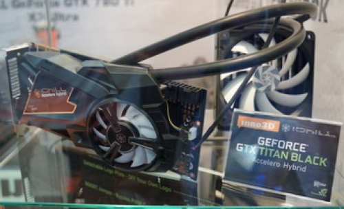 Inno3D добави във видеокартата GeForce GTX Titan Black Edition охладителя Accelero Hybrid