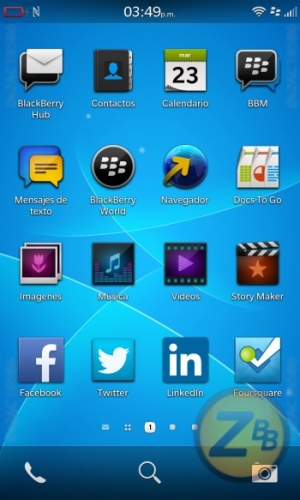 Изтекоха скрийншоти от BlackBerry OS 10.3
