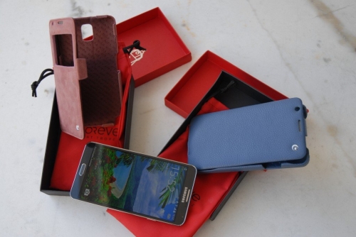Два френски кожени калъфа за Galaxy Note 3