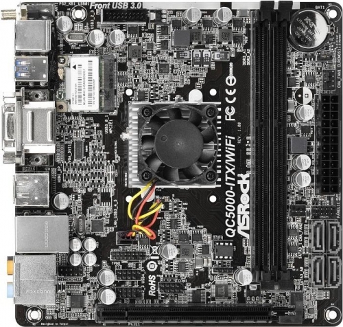 ASRock предлага платката QC5000-ITX/WiFi с интегрирания чип A4-5000 Kabini