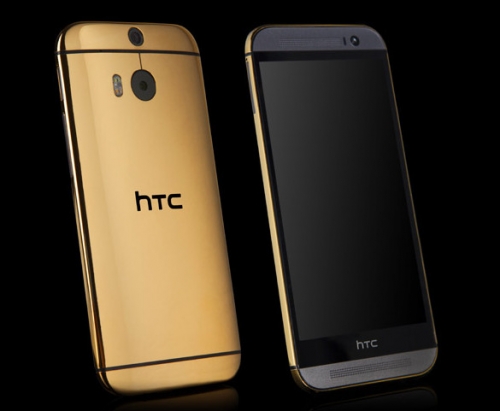 Флагманът на HTC в злато и платина