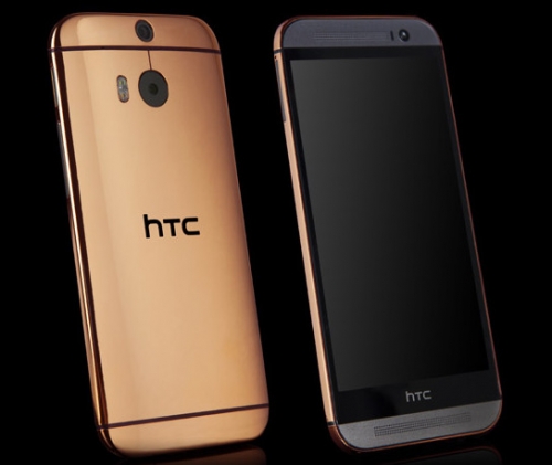 Флагманът на HTC в злато и платина