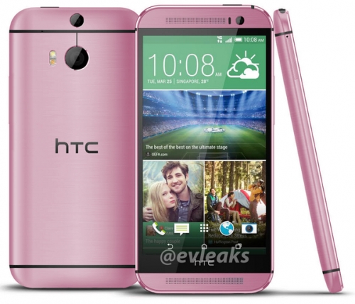 В Мрежата се появи изображение на розов HTC One M8