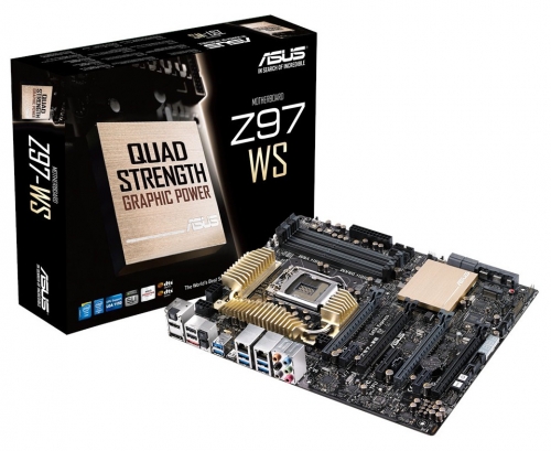 Дънната платка за работни станции ASUS Z97-WS беше анонсирана официално