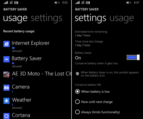Как да използваме най-оптимално батерията на телефон с Windows Phone 8.1