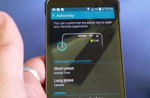 Samsung GALAXY S5 Active получи Active-бутон и барометър