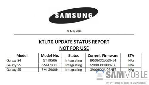 Samsung тестват следващата версия на Android в Galaxy S4 и S5