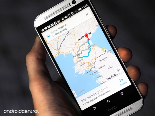 Жителите на Северна Корея вече могат да ползват навигация през Google Maps