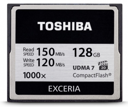Toshiba представи CompactFlash картите памет Exceria 1000x