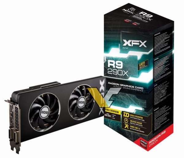XFX след MSI показа 8-гигабайтова версия на видеокартата Radeon R9 290X