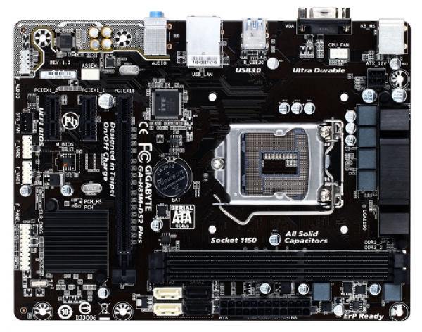 Асортиментът от бюджетни платки на Gigabyte бе попълнен с модела GA-H81M-DS2 Plus