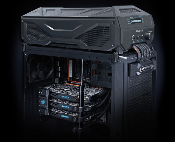 Добавка за геймърите-ентусиасти Gigabyte GeForce GTX 980 WaterForce Tri-SLI, която е готова за използване