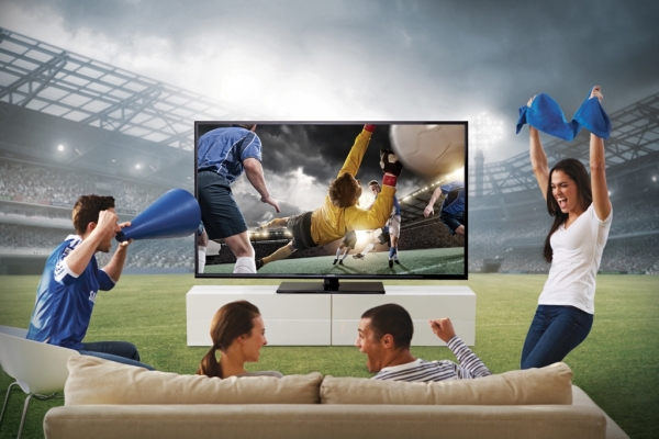 Samsung UHD TV със специално приложение за футболни фенове