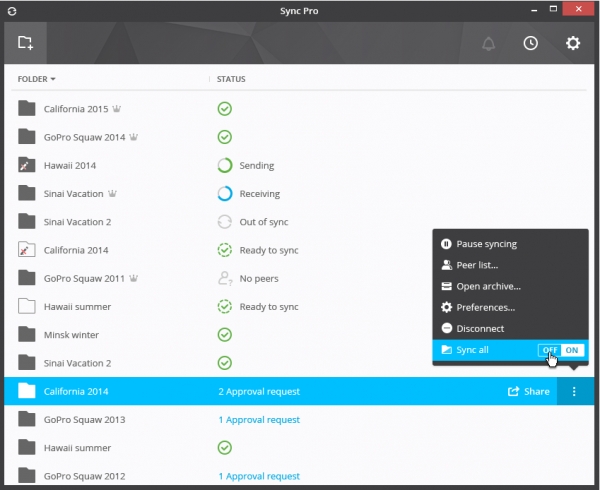 През 2015 година ще бъде представен BitTorrent Sync 2.0