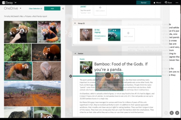 Sway: нова програма в офис-пакета Microsoft Office