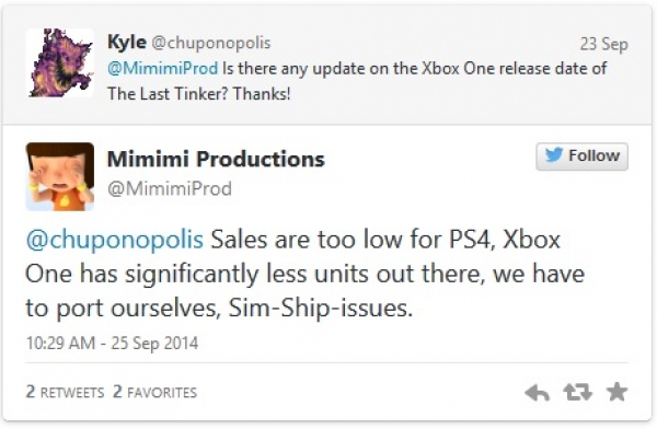 The List Tinker няма да излезе за XBOX One