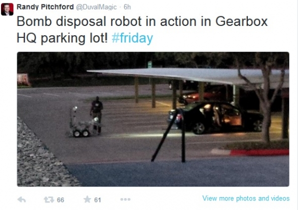 Бомбена заплаха опразни офиса на Gearbox