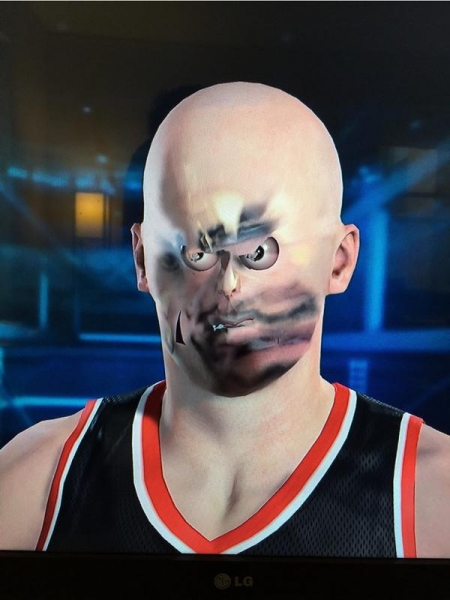 Тези произведения от скенера за лица в NBA 2K15 ще изпълват дълго кошмарите ви