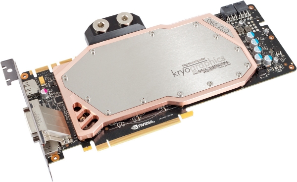 Aqua Computer представи водния блок Kryographics за видеоадаптера GeForce GTX 980