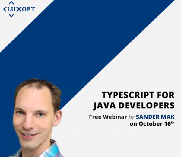 TypeScript за Java-разработчици в 9-тия технологичен уебинар на Luxoft