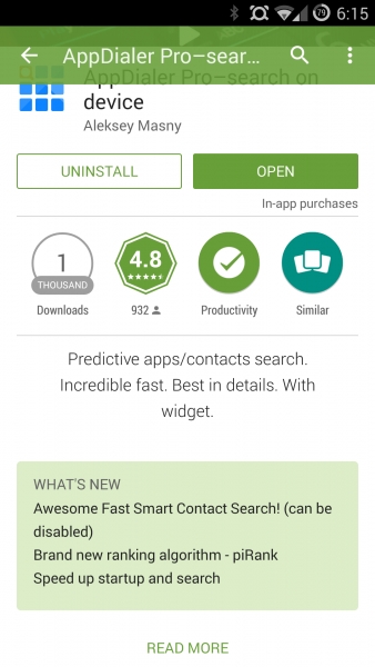 Google обнови Play Store в стил Material Design