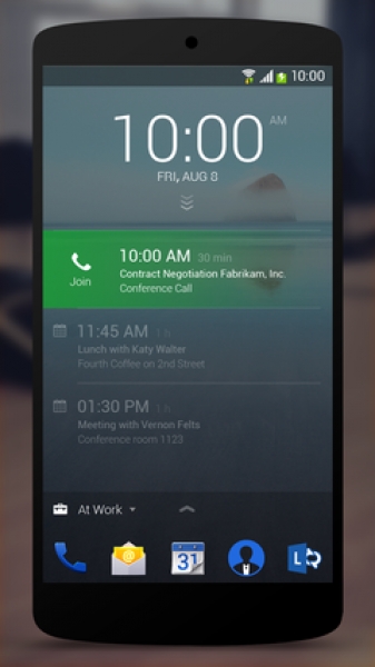 Microsoft представи умният екран за заключване Next Lock Screen за Android