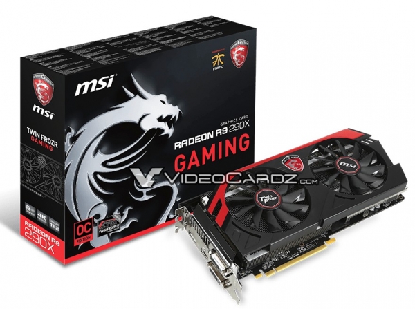 MSI показа 8-гигабайтов вариант на видеокартата Radeon R9 290X GAMING