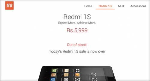Xiaomi продаде 40 хиляди телефона Redmi 1S за 4 секунди в Индия