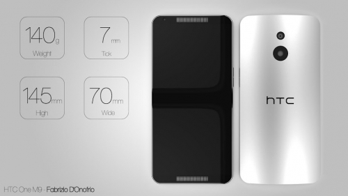 HTC One M9: концепт с QHD-екран и 12-Мп Duo-камера