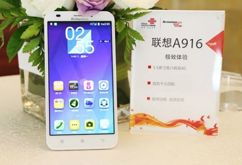 Lenovo A916: осемядрен фаблет с поддръжката на LTE и цена 6