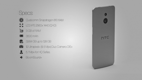 HTC One M9: концепт с QHD-екран и 12-Мп Duo-камера