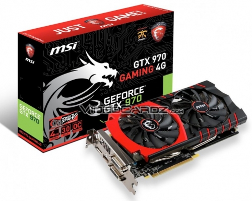 MSI обнародва снимките и характеристиките на видеокартата MSI GeForce GTX 970 Gaming