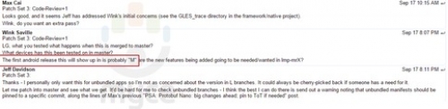 Android M вече се обсъжда от разработчиците