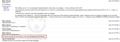 Android M вече се обсъжда от разработчиците