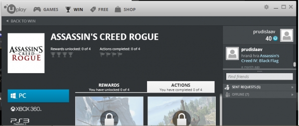PC версията на Assassin’s Creed: Rogue се появи на сайта на Uplay