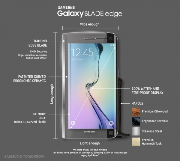 Galaxy BLADE edge: Chef’s Edition: първият в света смарт-нож