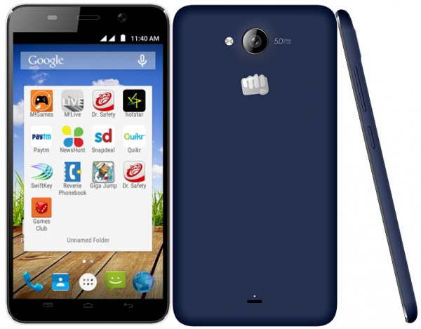 Micromax Canvas Play Q355: смартфон с 5,5-инчов дисплей и 2820 mAh акумулаторна батерия