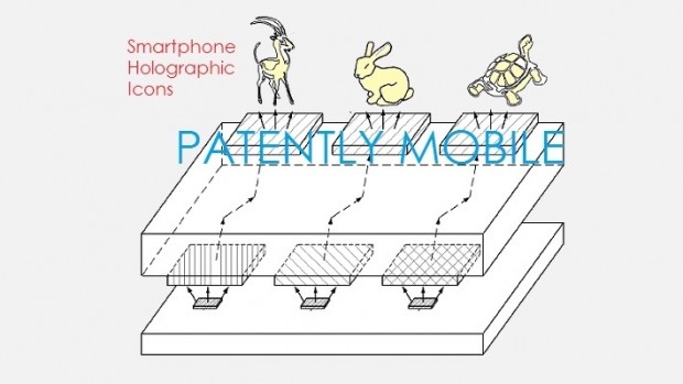 Samsung патентова холографски смартфон дисплей