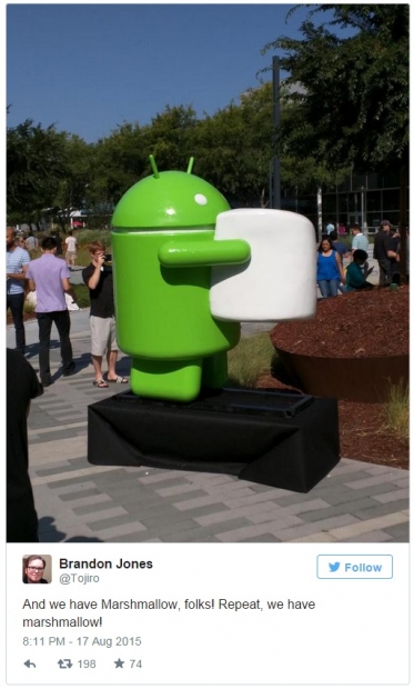 Google потвърди пълното име на следващата Android версия: Marshmallow
