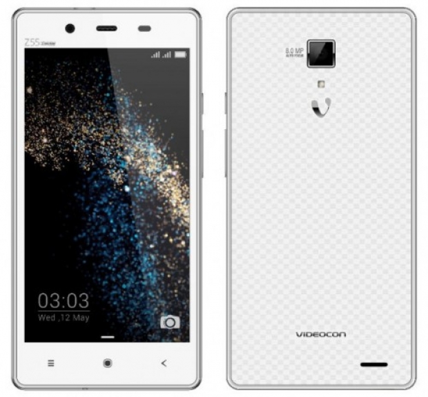 Videocon Z55 Dash: смартфон с осемядрен процесор, HD дисплей и цена 0