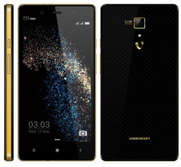 Videocon Z55 Dash: смартфон с осемядрен процесор, HD дисплей и цена 0